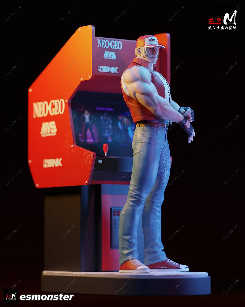 P站图纸印象馆 ESMonster 拳皇 特瑞 ESMonster 拳皇 特瑞