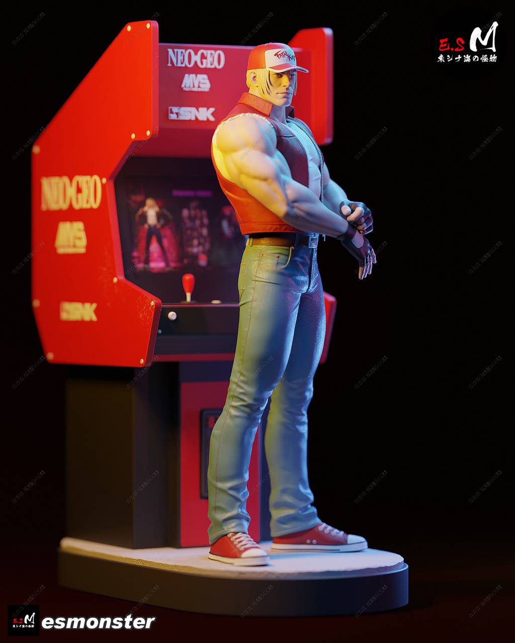 P站图纸印象馆 ESMonster 拳皇 特瑞 ESMonster 拳皇 特瑞