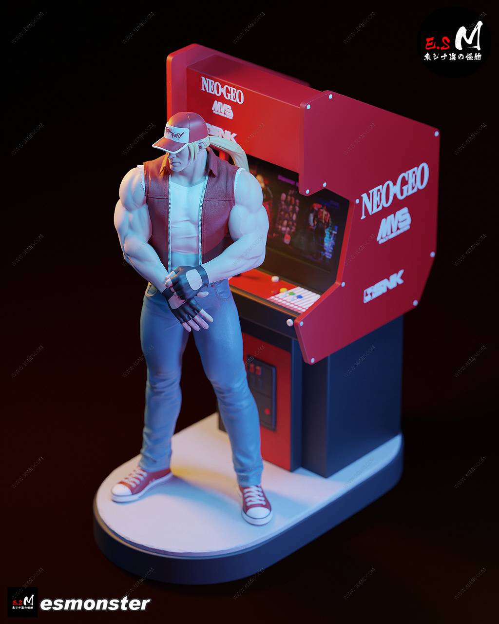 P站图纸印象馆 ESMonster 拳皇 特瑞 ESMonster 拳皇 特瑞