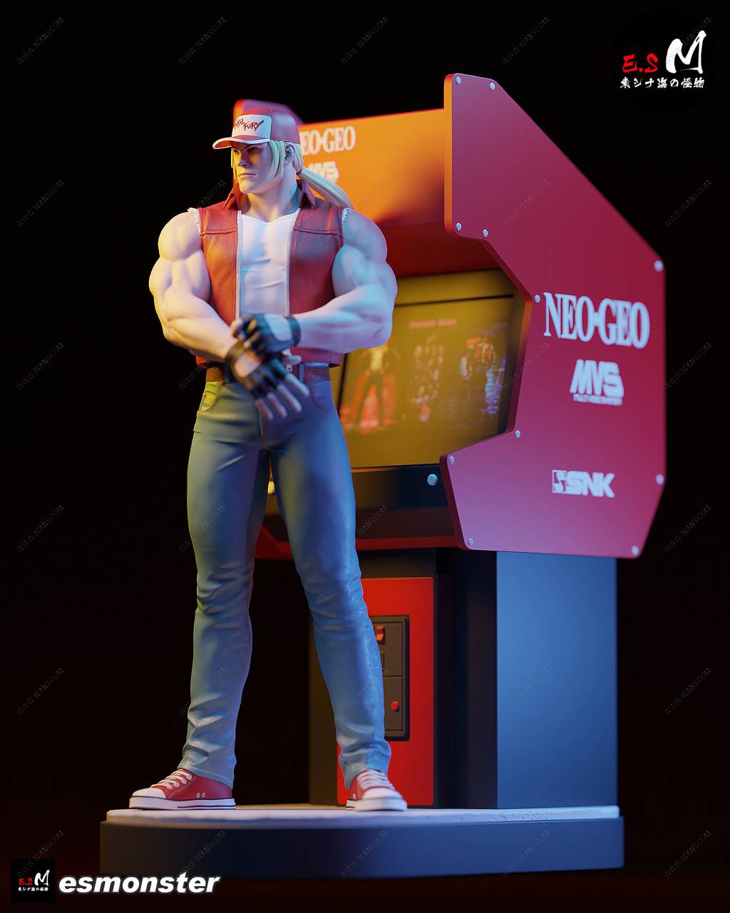 P站图纸印象馆 ESMonster 拳皇 特瑞 ESMonster 拳皇 特瑞