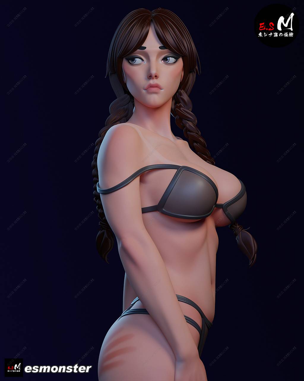 P站图纸印象馆 ESMonster 亚当斯一家 星期三 ESMonster 亚当斯一家 星期三