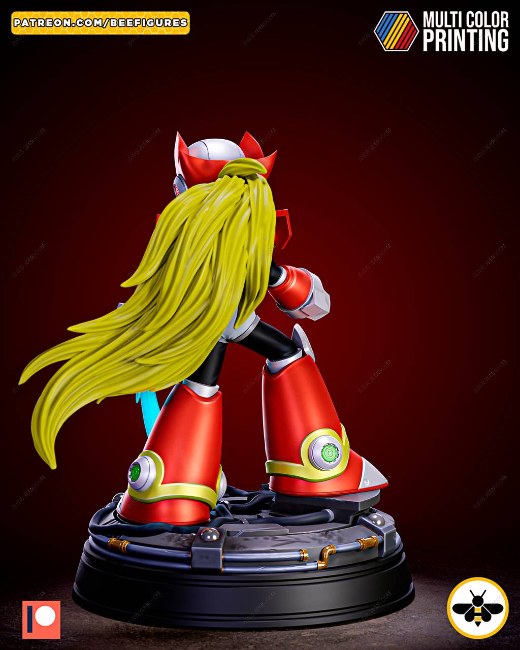 P站图纸印象馆 Bee Figures 洛克人 Zero Bee Figures 洛克人 Zero