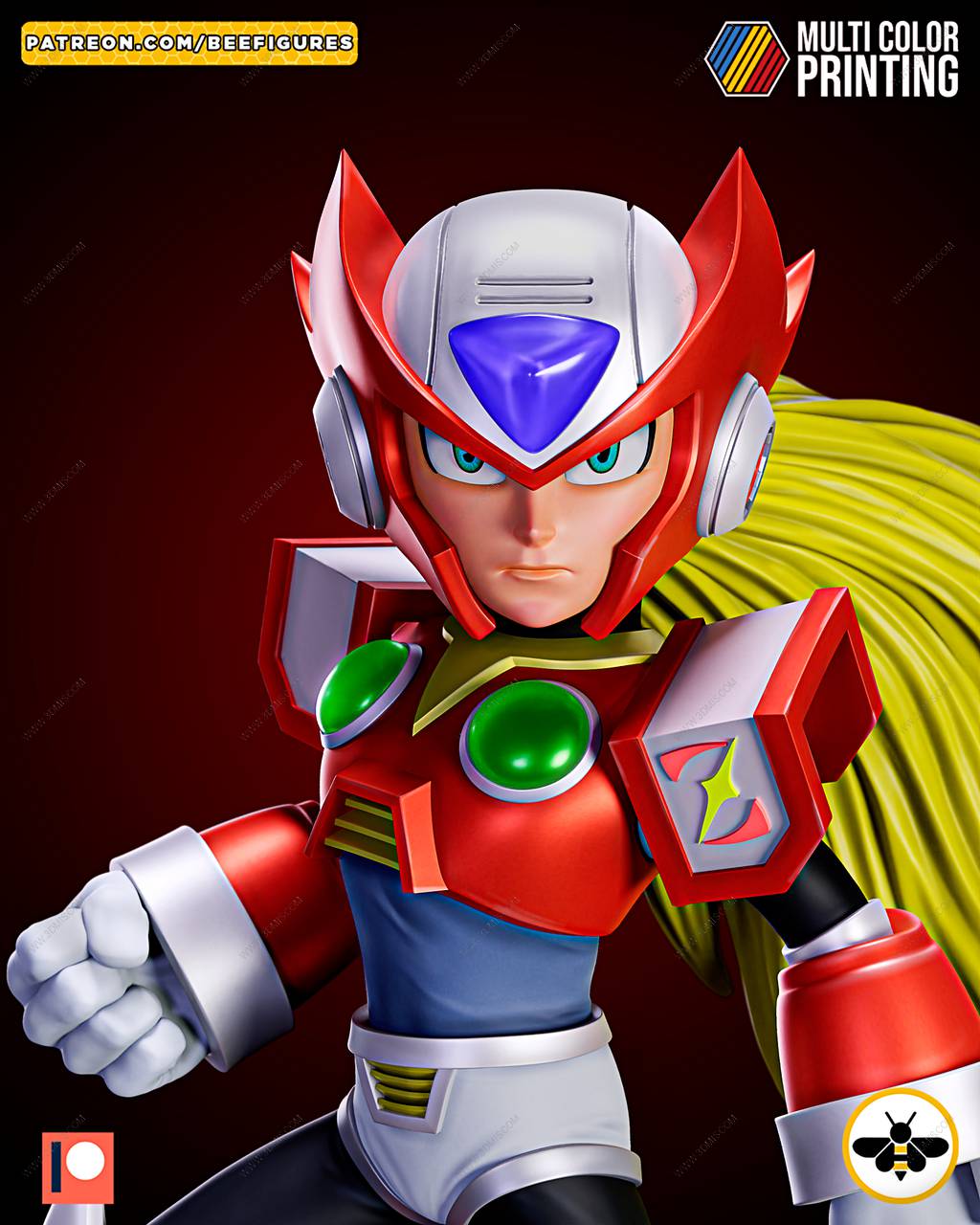 P站图纸印象馆 Bee Figures 洛克人 Zero Bee Figures 洛克人 Zero