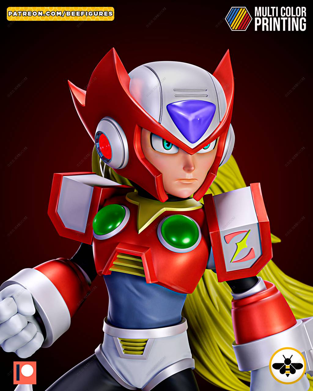 P站图纸印象馆 Bee Figures 洛克人 Zero Bee Figures 洛克人 Zero