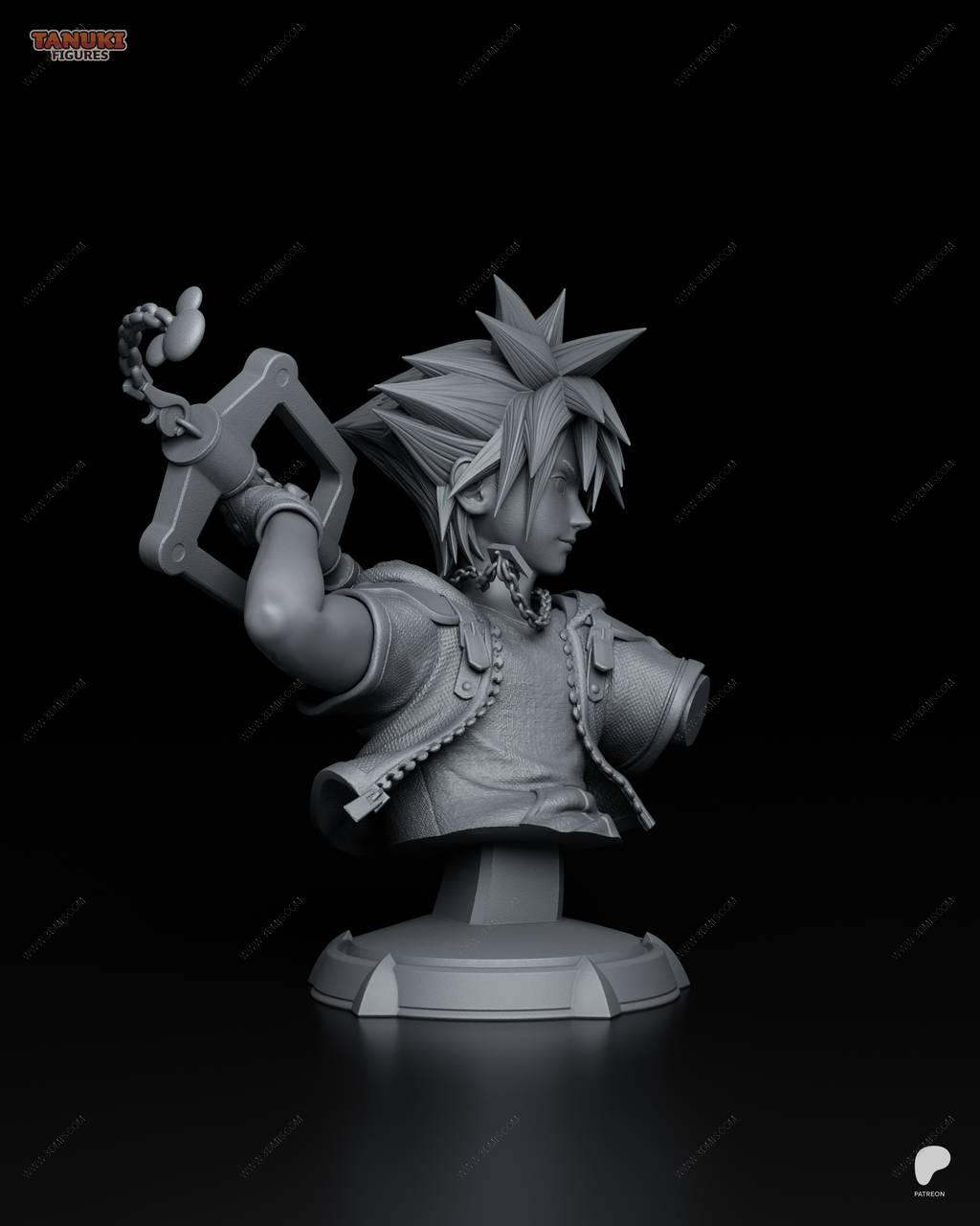 P站图纸印象馆 Tanuki Figures 王国之心 索拉 Tanuki Figures 王国之心 索拉