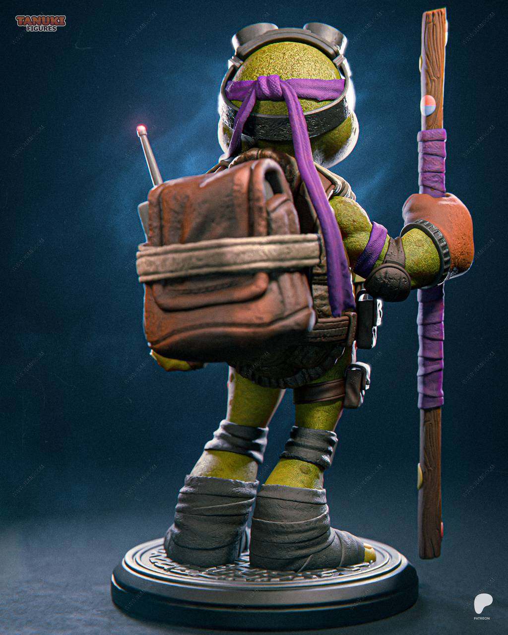 P站图纸印象馆 Tanuki Figures 忍者神龟 多纳泰罗 Tanuki Figures 忍者神龟 多纳泰罗