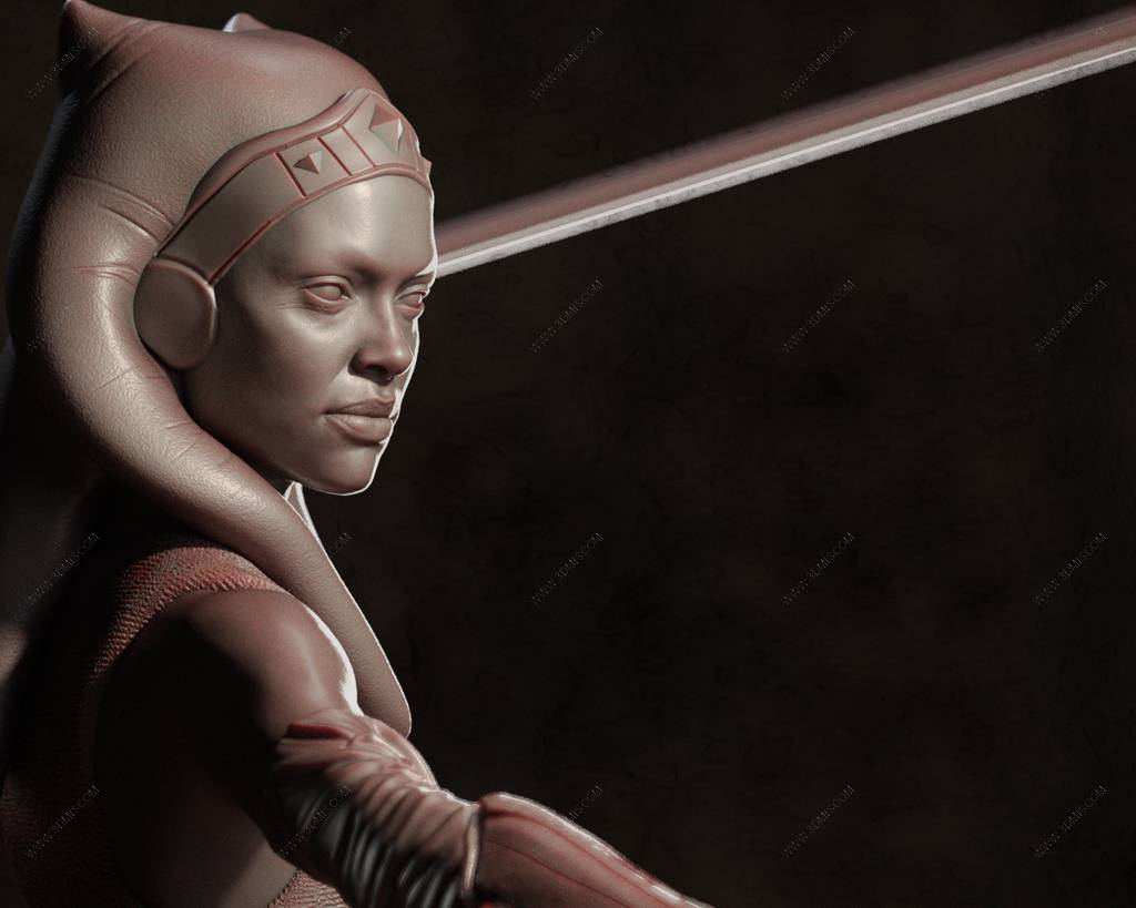 P站图纸印象馆 CA3D 星球大战 阿索卡 CA3D 星球大战 阿索卡