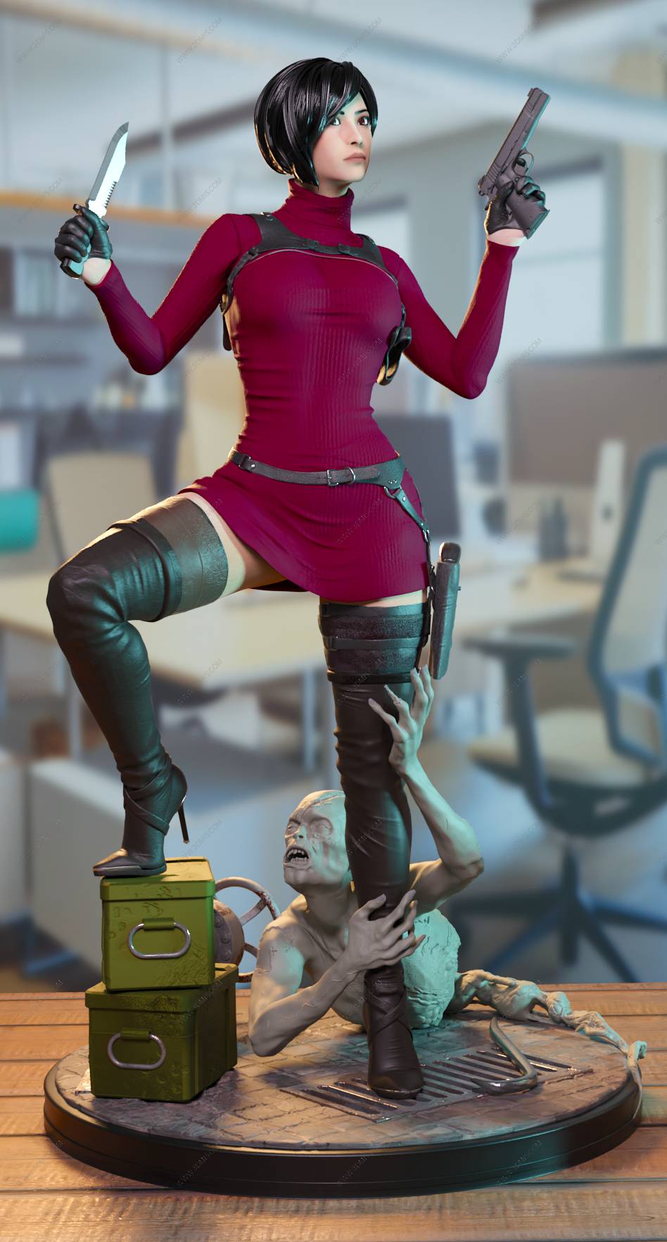 P站图纸印象馆 生化危机 艾达·王 生化危机 艾达·王