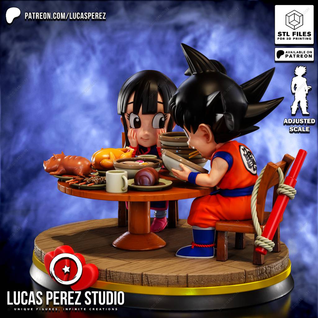 P站图纸印象馆 Lucas Perez 龙珠 悟空和琪琪 Lucas Perez 龙珠 悟空和琪琪