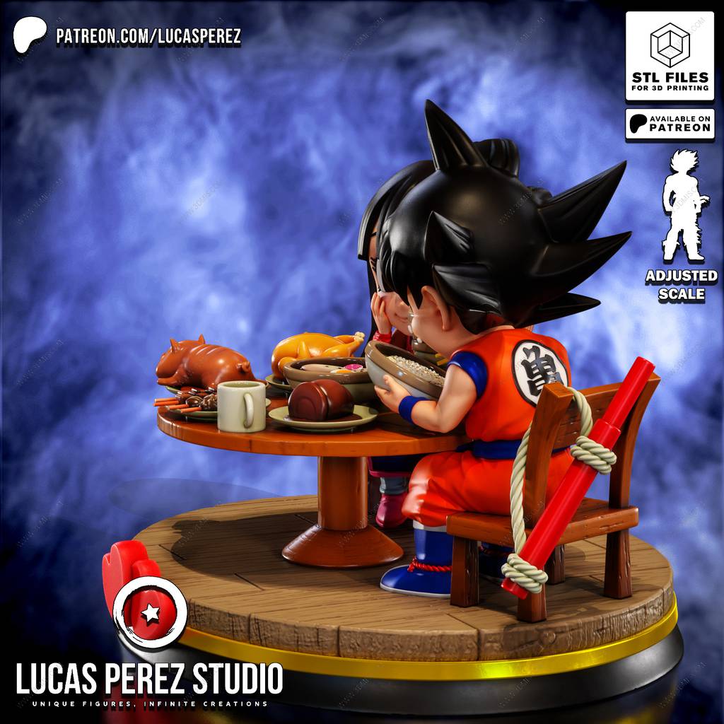 P站图纸印象馆 Lucas Perez 龙珠 悟空和琪琪 Lucas Perez 龙珠 悟空和琪琪