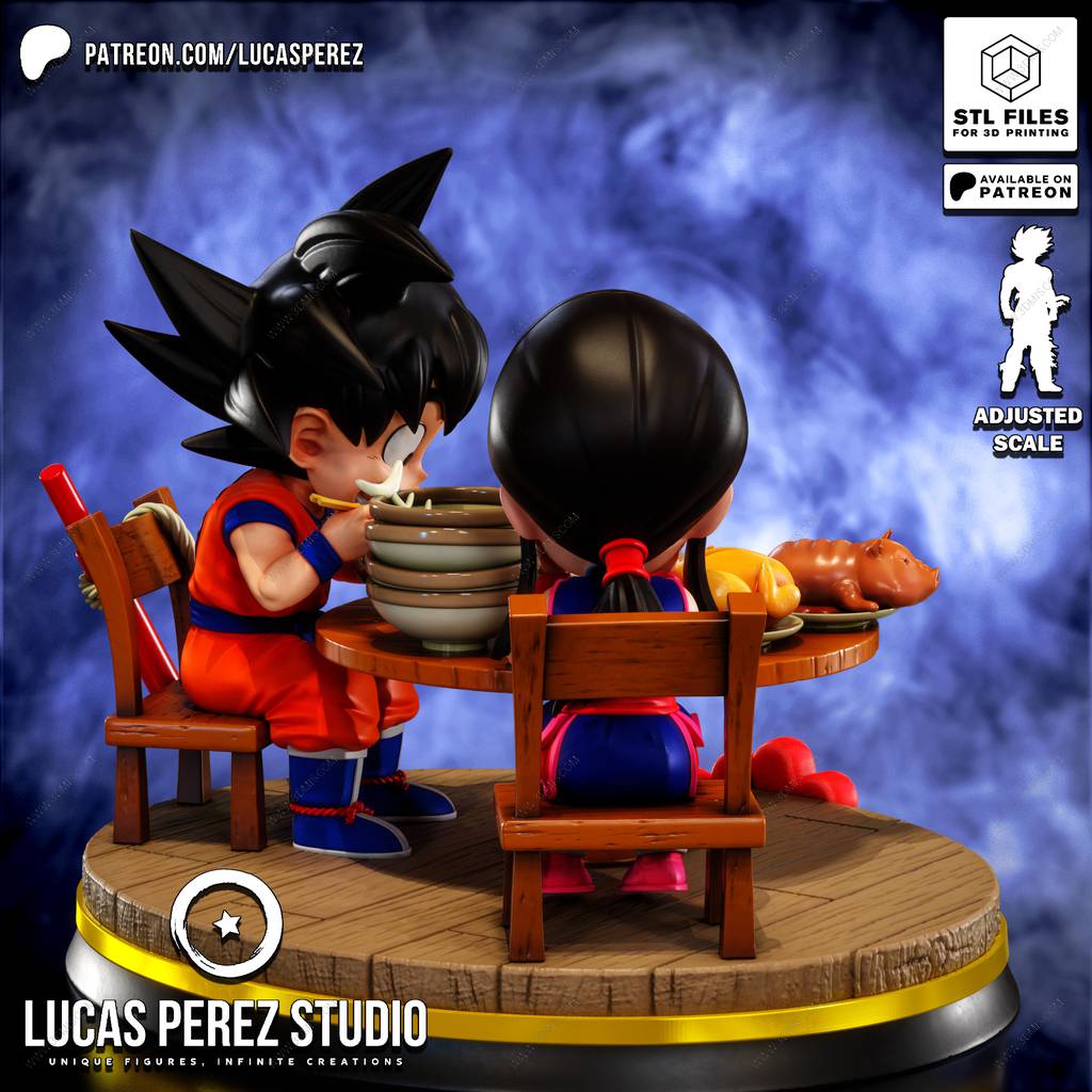 P站图纸印象馆 Lucas Perez 龙珠 悟空和琪琪 Lucas Perez 龙珠 悟空和琪琪