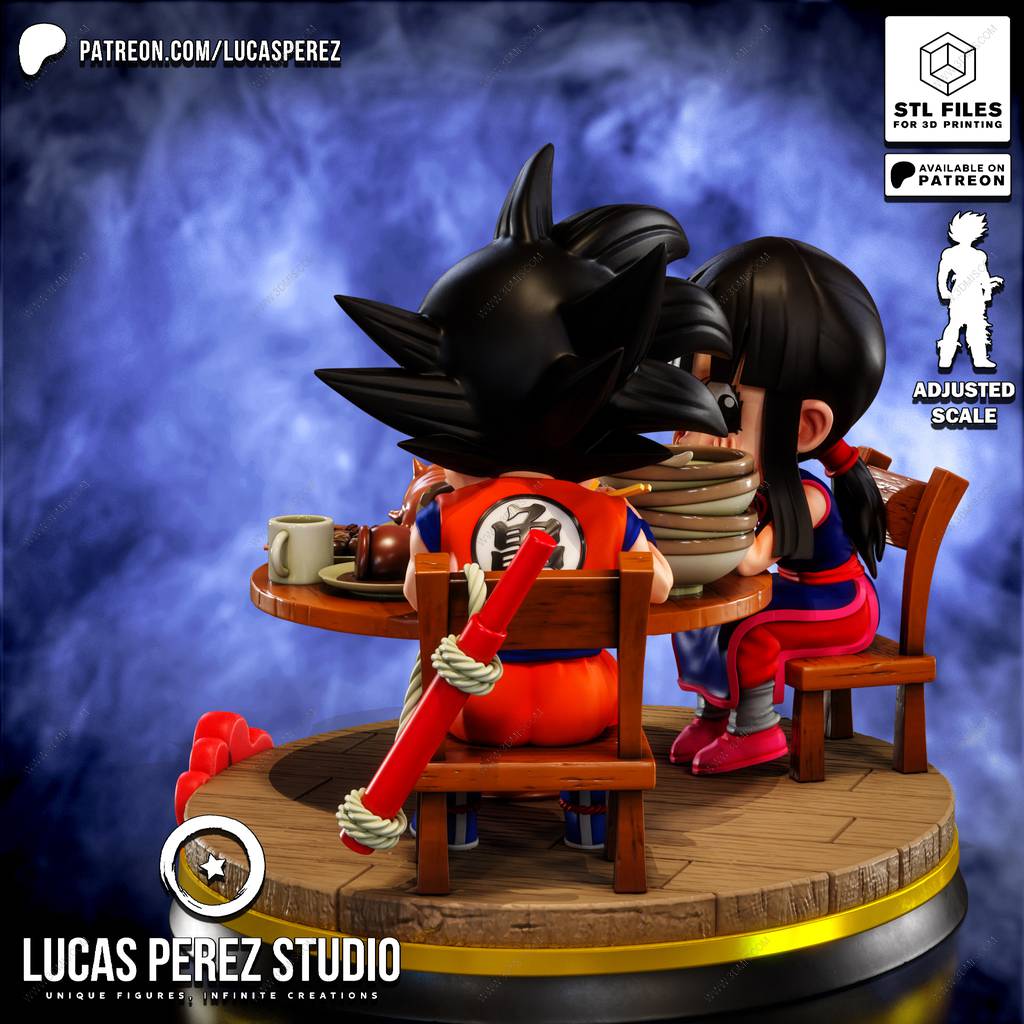 P站图纸印象馆 Lucas Perez 龙珠 悟空和琪琪 Lucas Perez 龙珠 悟空和琪琪