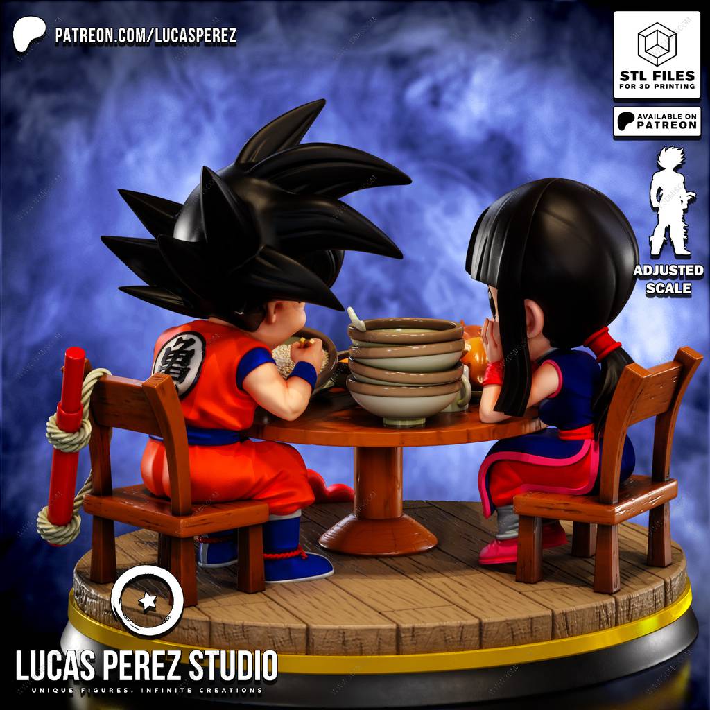 P站图纸印象馆 Lucas Perez 龙珠 悟空和琪琪 Lucas Perez 龙珠 悟空和琪琪