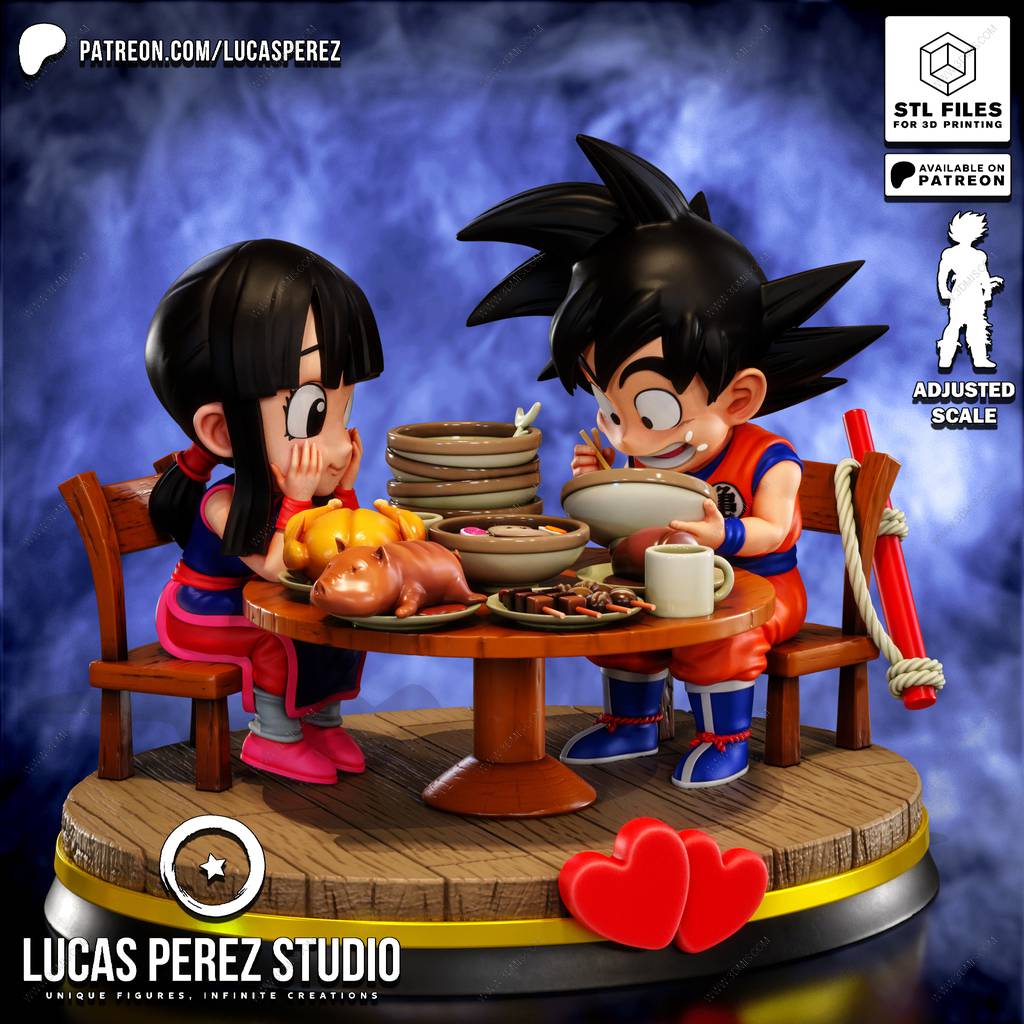 P站图纸印象馆 Lucas Perez 龙珠 悟空和琪琪 Lucas Perez 龙珠 悟空和琪琪