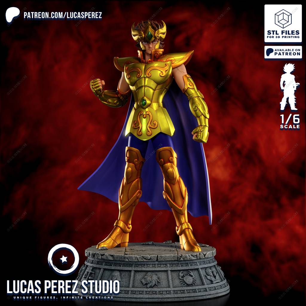 P站图纸印象馆 Lucas Perez 圣斗士星矢 艾欧里亚 Lucas Perez 圣斗士星矢 艾欧里亚