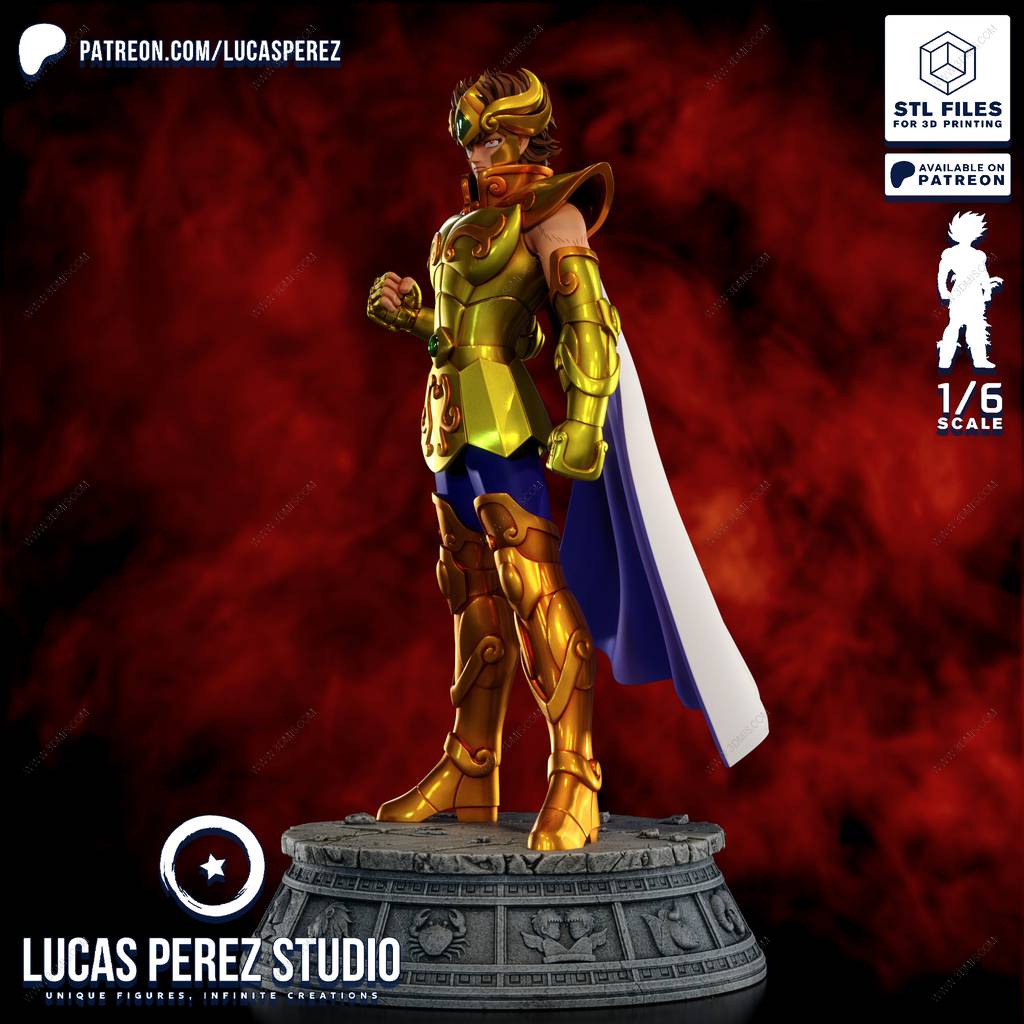 P站图纸印象馆 Lucas Perez 圣斗士星矢 艾欧里亚 Lucas Perez 圣斗士星矢 艾欧里亚