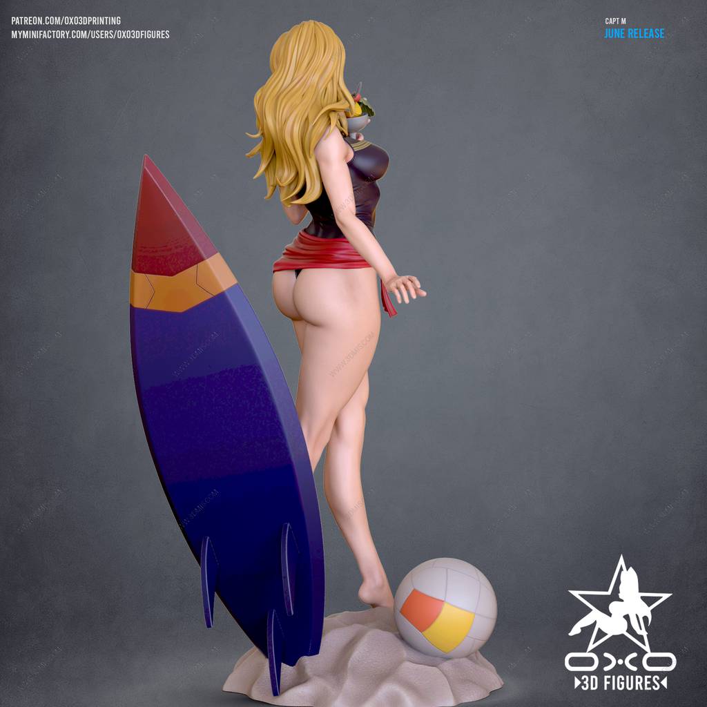 P站图纸印象馆 OXO3D 漫威 惊奇队长 OXO3D 漫威 惊奇队长