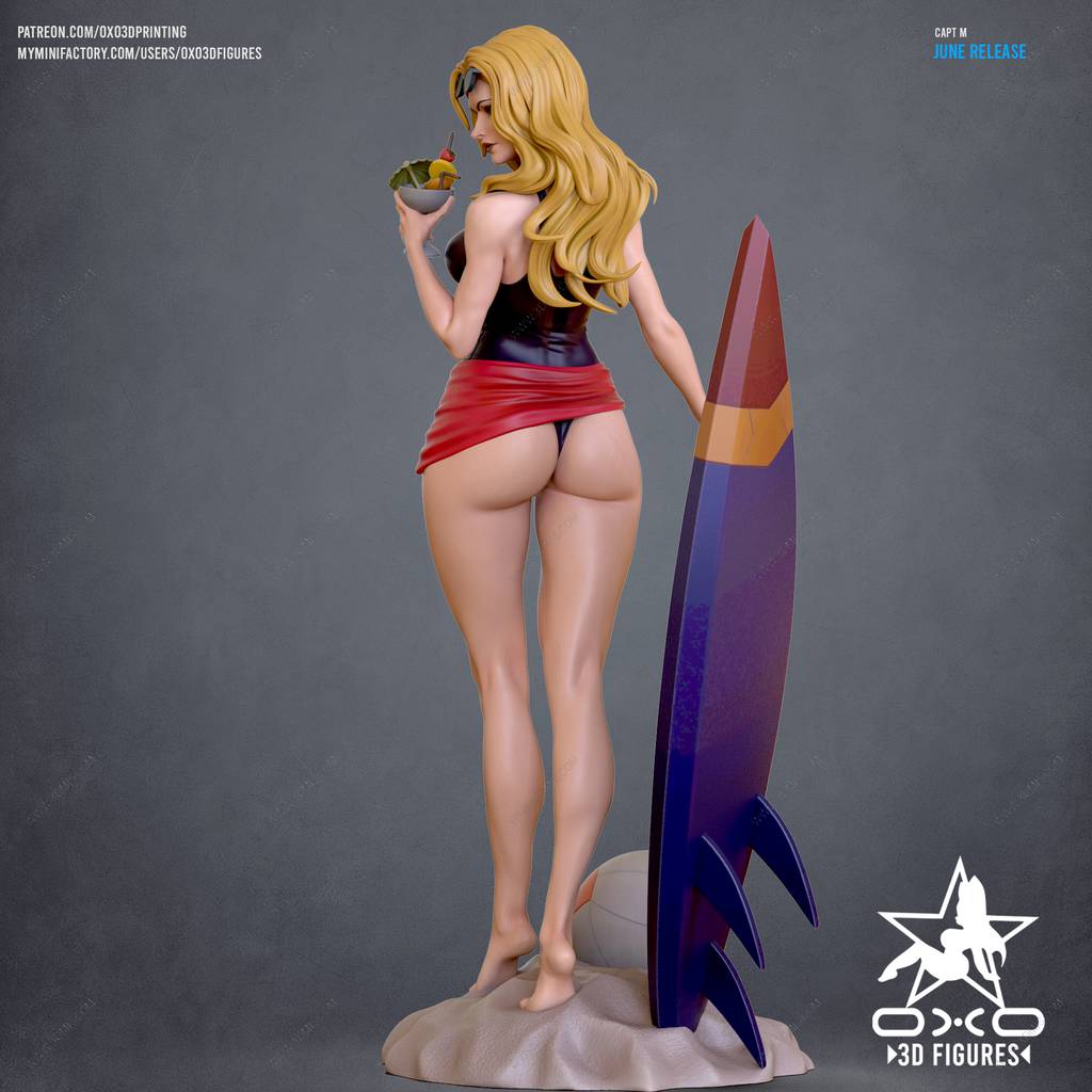 P站图纸印象馆 OXO3D 漫威 惊奇队长 OXO3D 漫威 惊奇队长