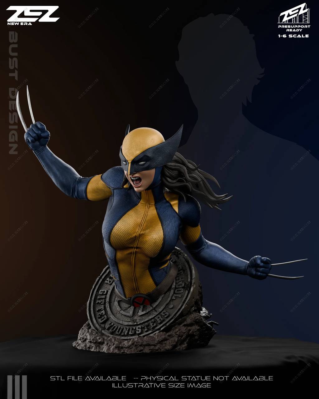 P站图纸印象馆 ZEZ STUDIOS 漫威 劳拉·金尼 ZEZ STUDIOS 漫威 劳拉·金尼