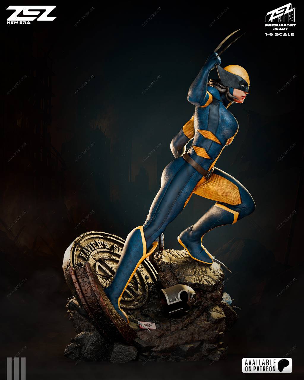 P站图纸印象馆 ZEZ STUDIOS 漫威 劳拉·金尼 ZEZ STUDIOS 漫威 劳拉·金尼