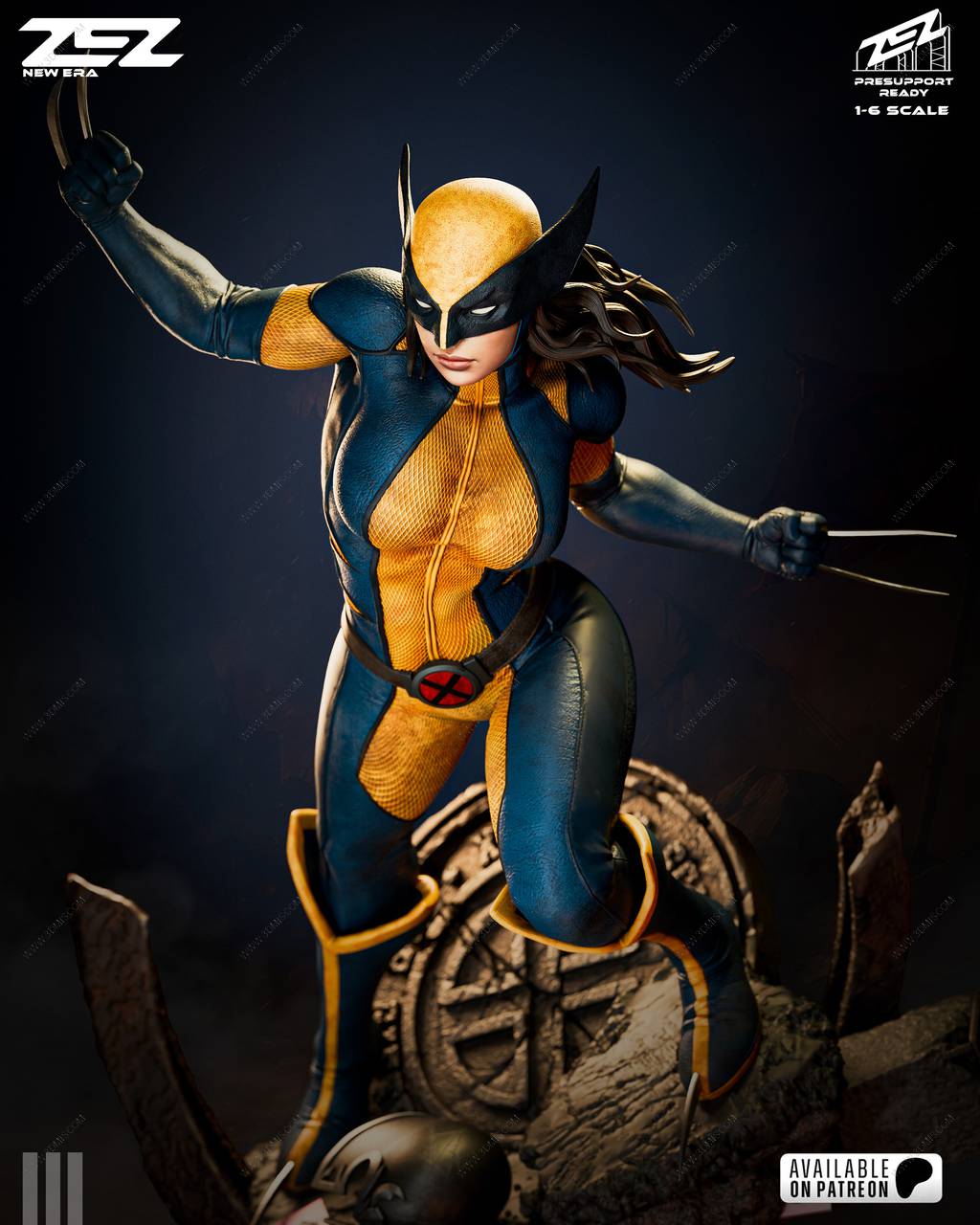 P站图纸印象馆 ZEZ STUDIOS 漫威 劳拉·金尼 ZEZ STUDIOS 漫威 劳拉·金尼