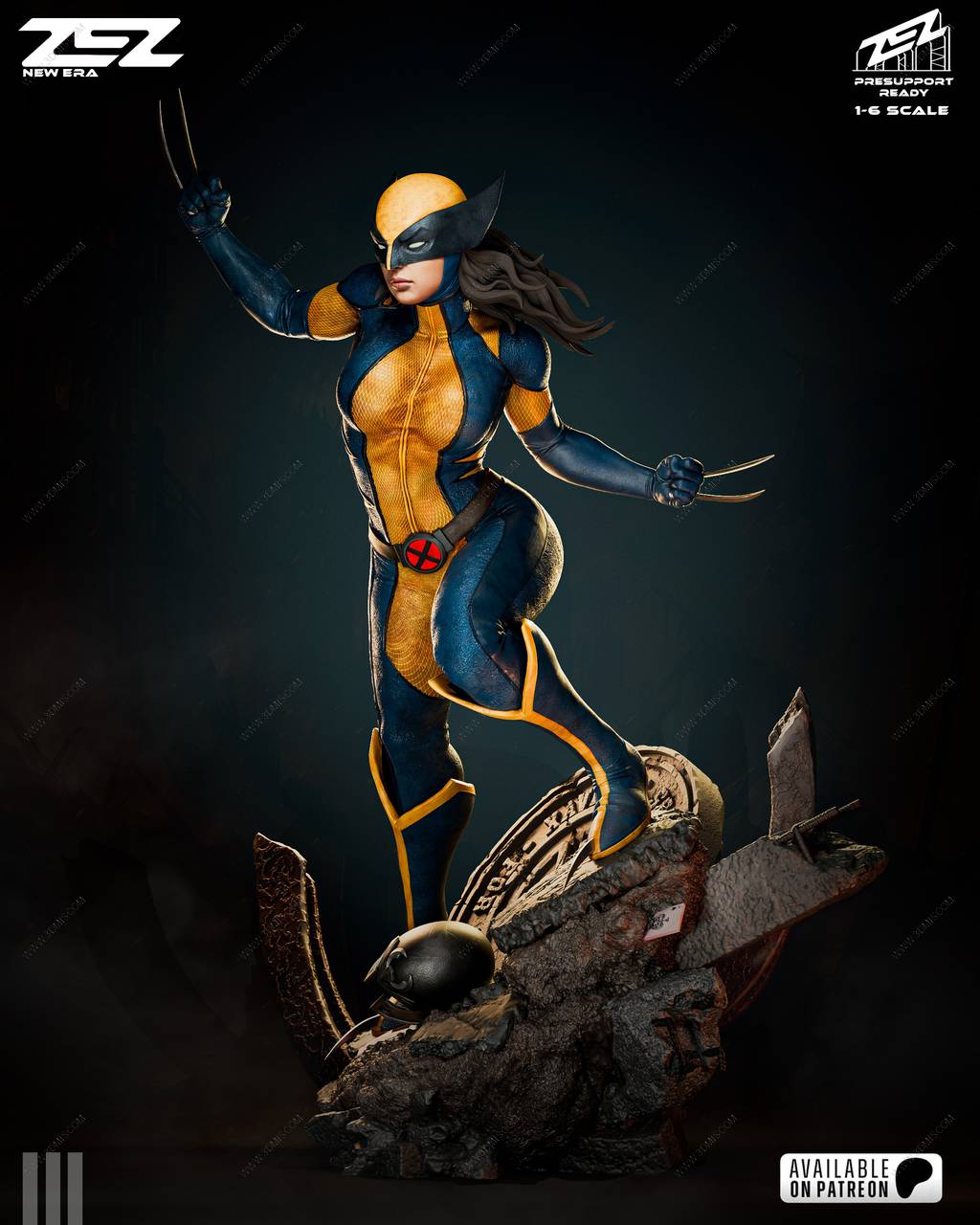 P站图纸印象馆 ZEZ STUDIOS 漫威 劳拉·金尼 ZEZ STUDIOS 漫威 劳拉·金尼