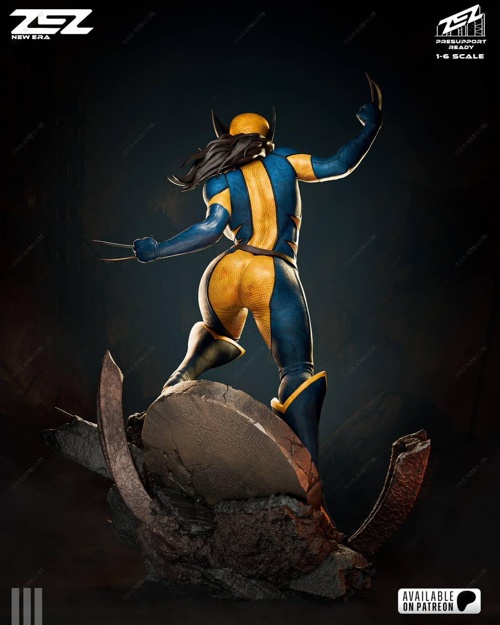 P站图纸印象馆 ZEZ STUDIOS 漫威 劳拉·金尼 ZEZ STUDIOS 漫威 劳拉·金尼