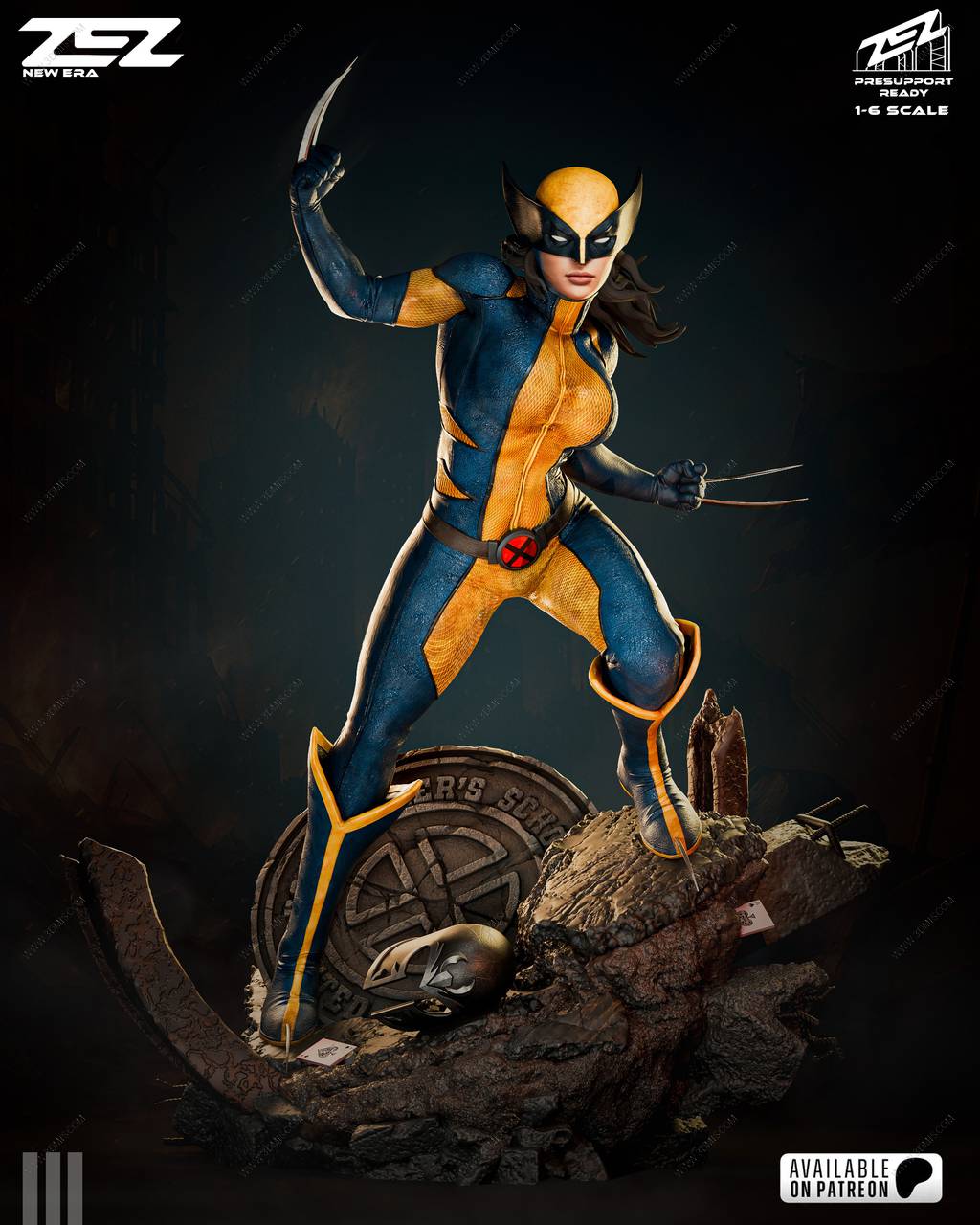 P站图纸印象馆 ZEZ STUDIOS 漫威 劳拉·金尼 ZEZ STUDIOS 漫威 劳拉·金尼