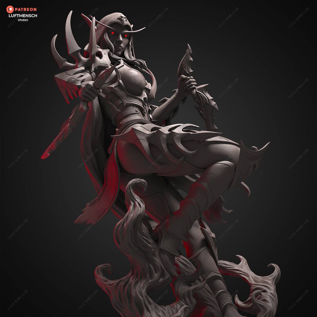 P站图纸印象馆 LuftMensch 魔兽世界 希尔瓦娜斯·风行者 LuftMensch 魔兽世界 希尔瓦娜斯·风行者