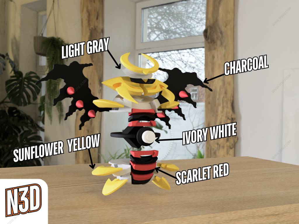 P站图纸印象馆 精灵宝可梦 骑拉帝纳 精灵宝可梦 骑拉帝纳