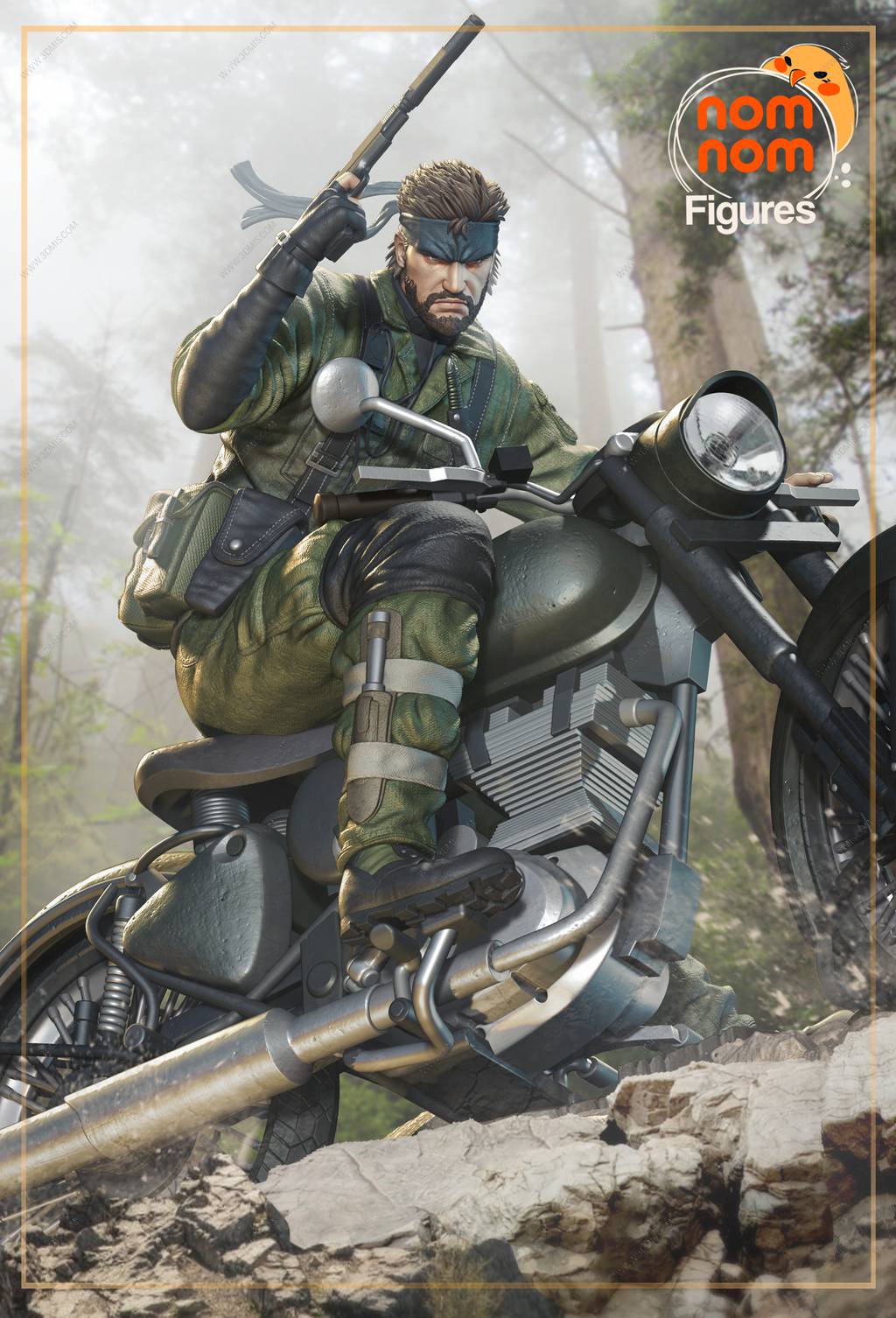 P站图纸印象馆 NomNom 合金装备 索利德·斯内克 NomNom 合金装备 索利德·斯内克