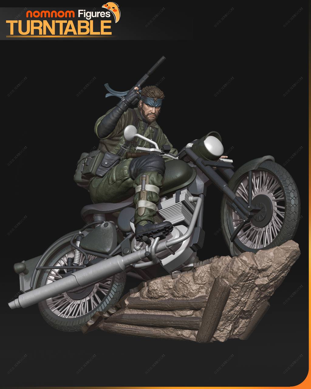 P站图纸印象馆 NomNom 合金装备 索利德·斯内克 NomNom 合金装备 索利德·斯内克