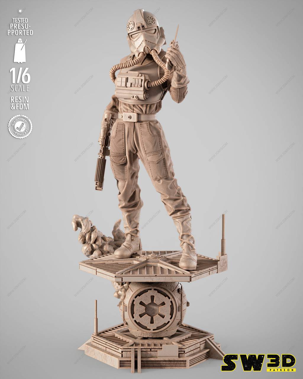 P站图纸印象馆 SW3D 星球大战 精英飞行员 SW3D 星球大战 精英飞行员