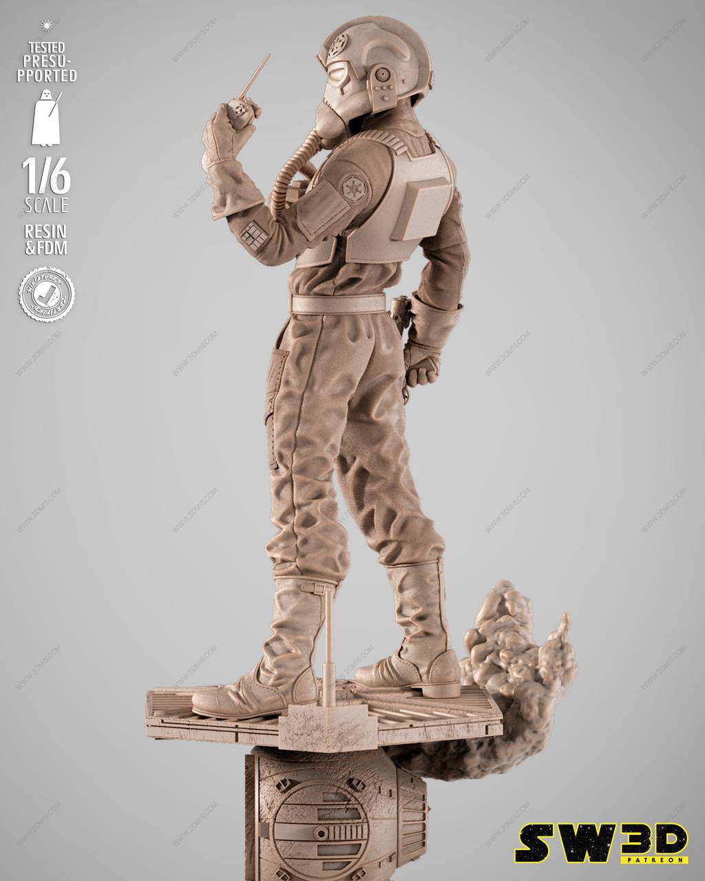 P站图纸印象馆 SW3D 星球大战 精英飞行员 SW3D 星球大战 精英飞行员