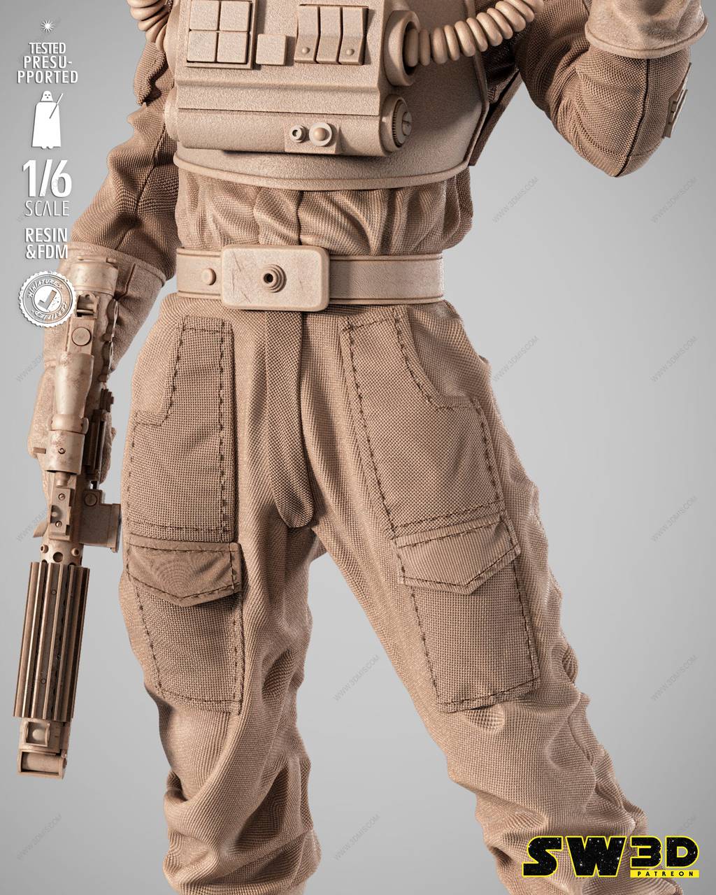 P站图纸印象馆 SW3D 星球大战 精英飞行员 SW3D 星球大战 精英飞行员