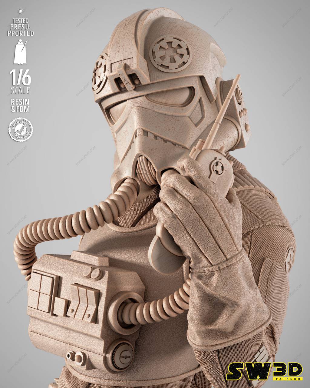 P站图纸印象馆 SW3D 星球大战 精英飞行员 SW3D 星球大战 精英飞行员