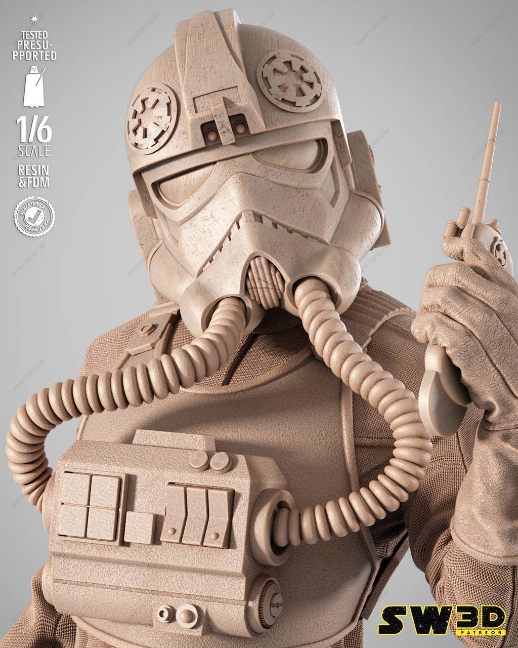 P站图纸印象馆 SW3D 星球大战 精英飞行员 SW3D 星球大战 精英飞行员