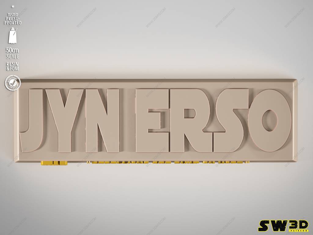 P站图纸印象馆 SW3D 星球大战 琴·厄索的爆能枪 SW3D 星球大战 琴·厄索的爆能枪