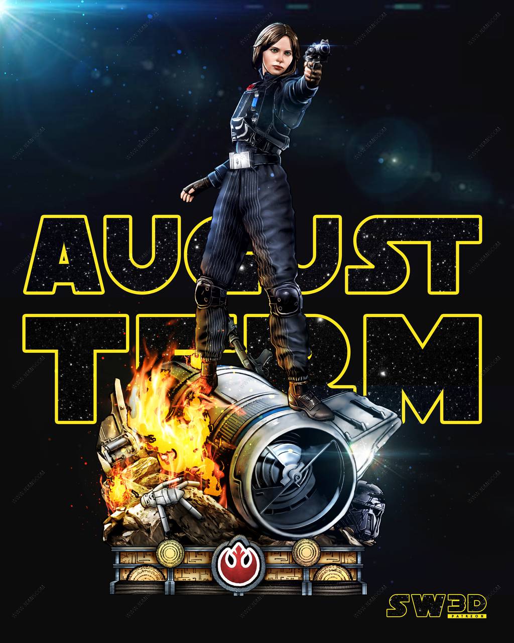 P站图纸印象馆 SW3D 星球大战 琴·厄索 SW3D 星球大战 琴·厄索