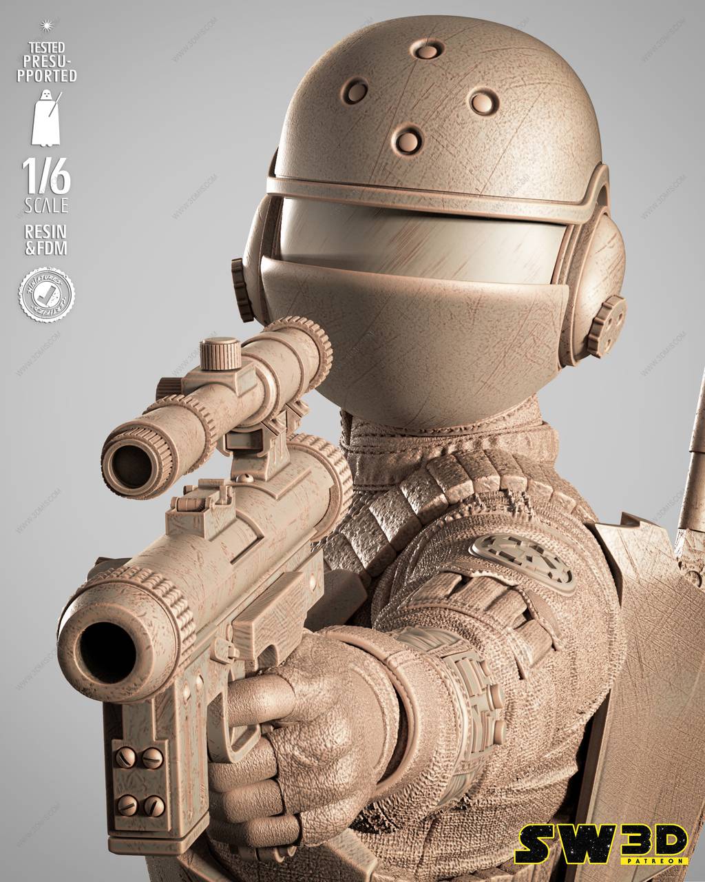 P站图纸印象馆 SW3D 星球大战 琴·厄索 SW3D 星球大战 琴·厄索