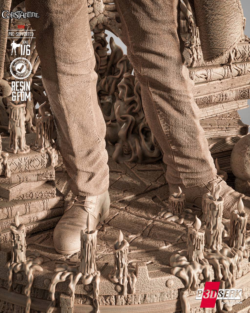 P站图纸印象馆 B3DSERK DC漫画 约翰·康斯坦丁 B3DSERK DC漫画 约翰·康斯坦丁