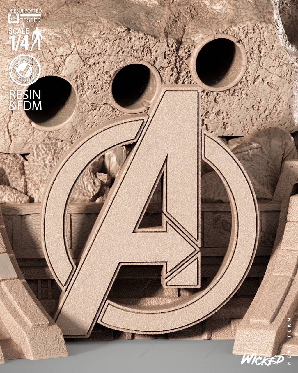 P站图纸印象馆 3DWicked 漫威 美国队长 3DWicked 漫威 美国队长