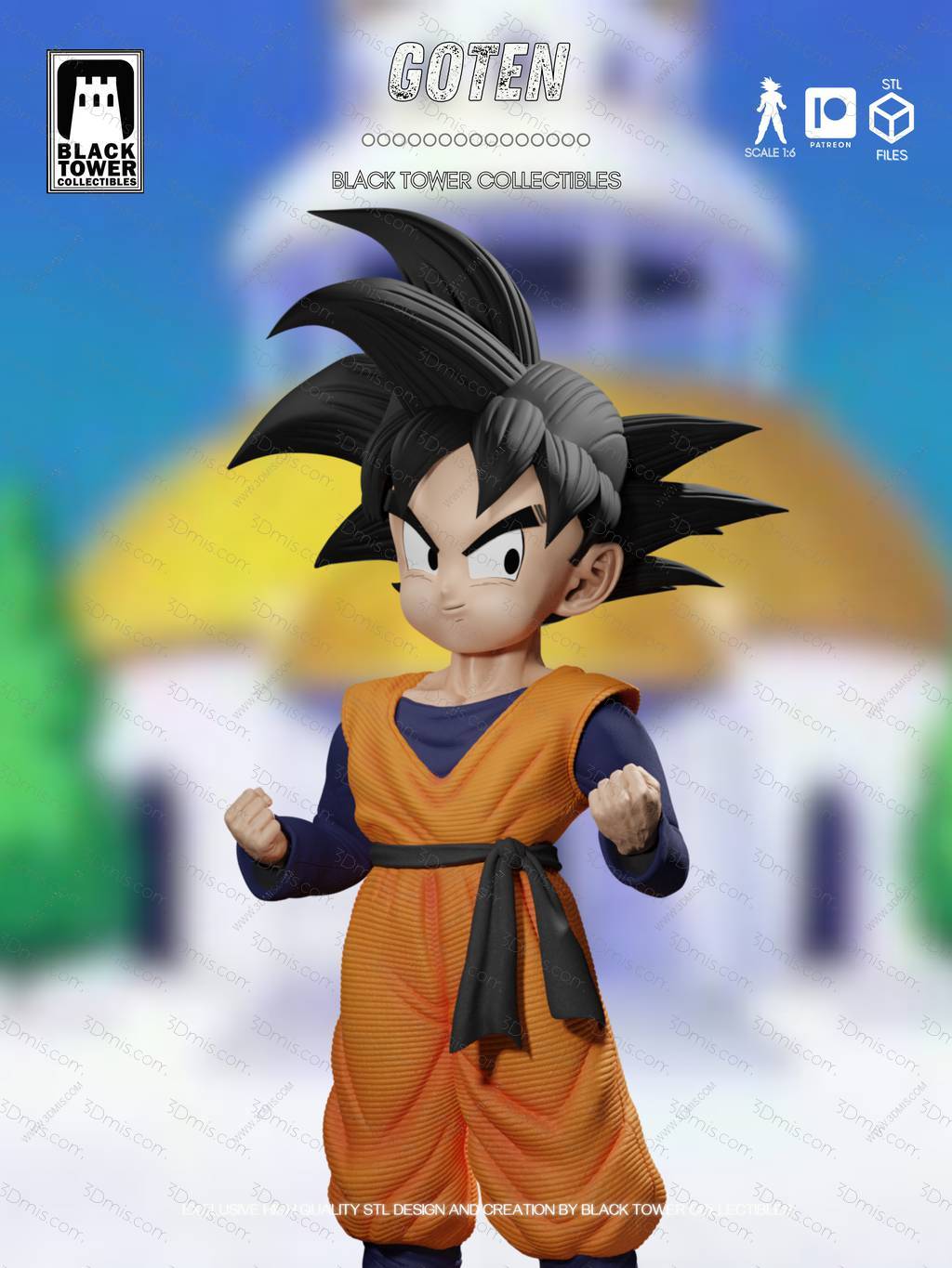 P站图纸印象馆 Black Towe 龙珠 悟空 Black Towe 龙珠 悟空