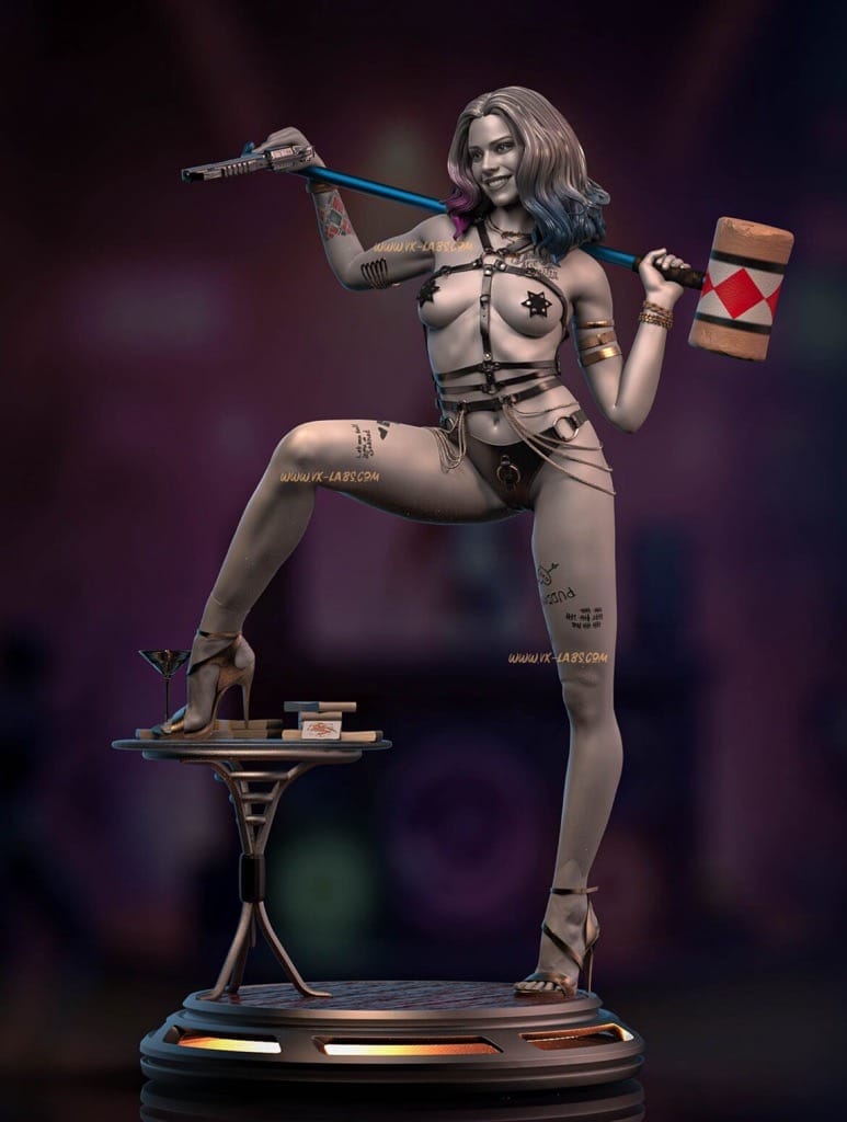 P站图纸印象馆 Vx-Labs DC漫画 哥谭市小丑女 Vx-Labs DC漫画 哥谭市小丑女