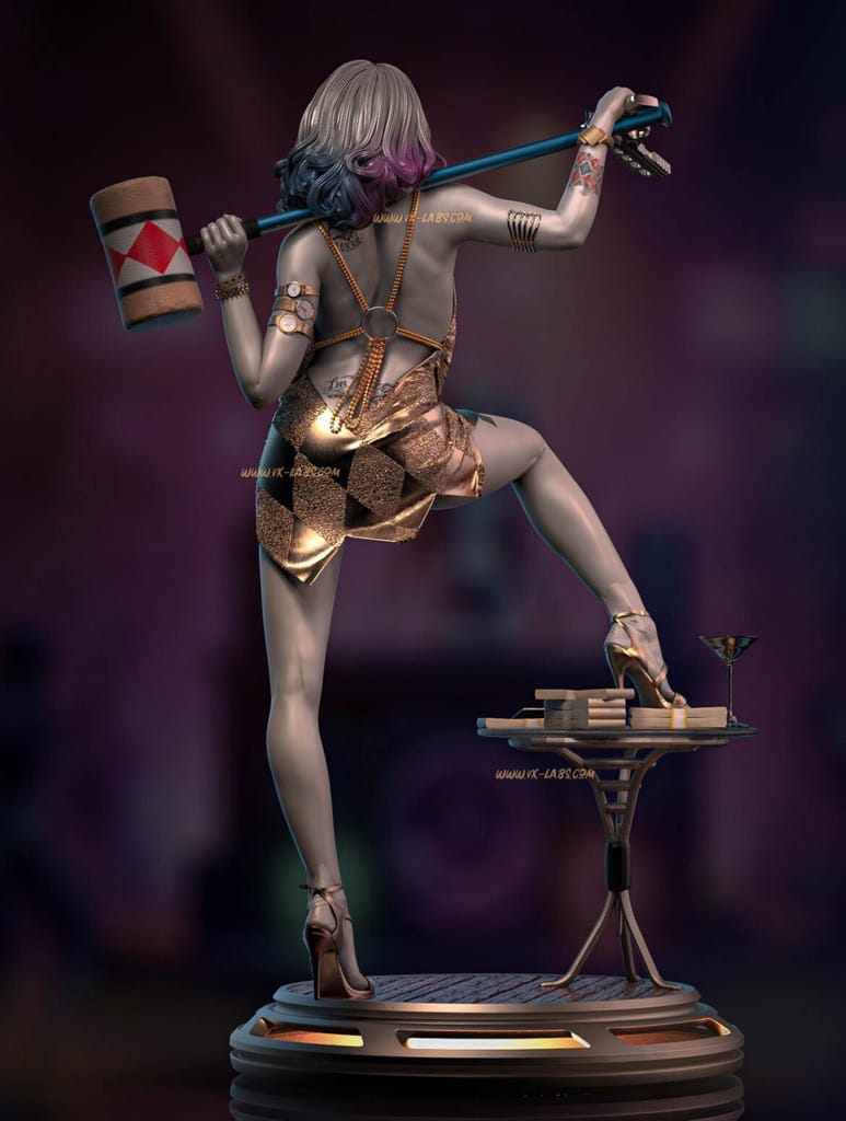 P站图纸印象馆 Vx-Labs DC漫画 哥谭市小丑女 Vx-Labs DC漫画 哥谭市小丑女