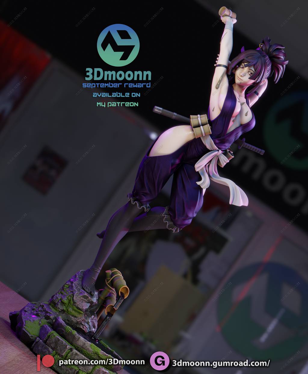 P站图纸印象馆 3Dmoonn 地狱乐 杠 3Dmoonn 地狱乐 杠