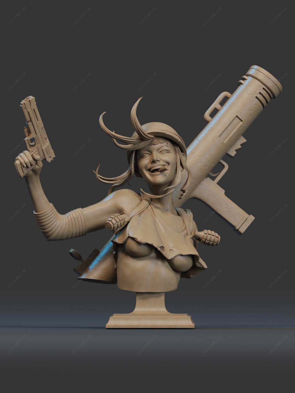 P站图纸印象馆 CA3D 2025年半身像合集 CA3D 2025年半身像合集