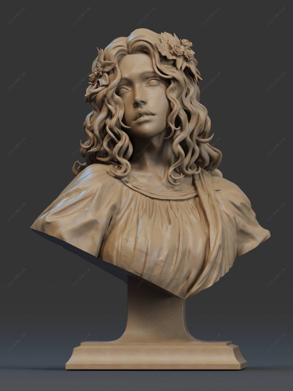 P站图纸印象馆 CA3D 2025年半身像合集 CA3D 2025年半身像合集