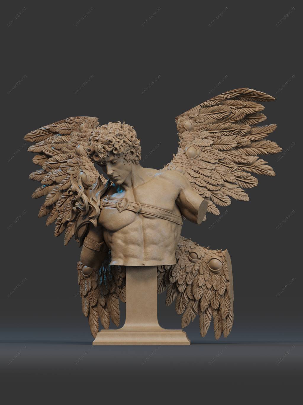 P站图纸印象馆 CA3D 2025年半身像合集 CA3D 2025年半身像合集