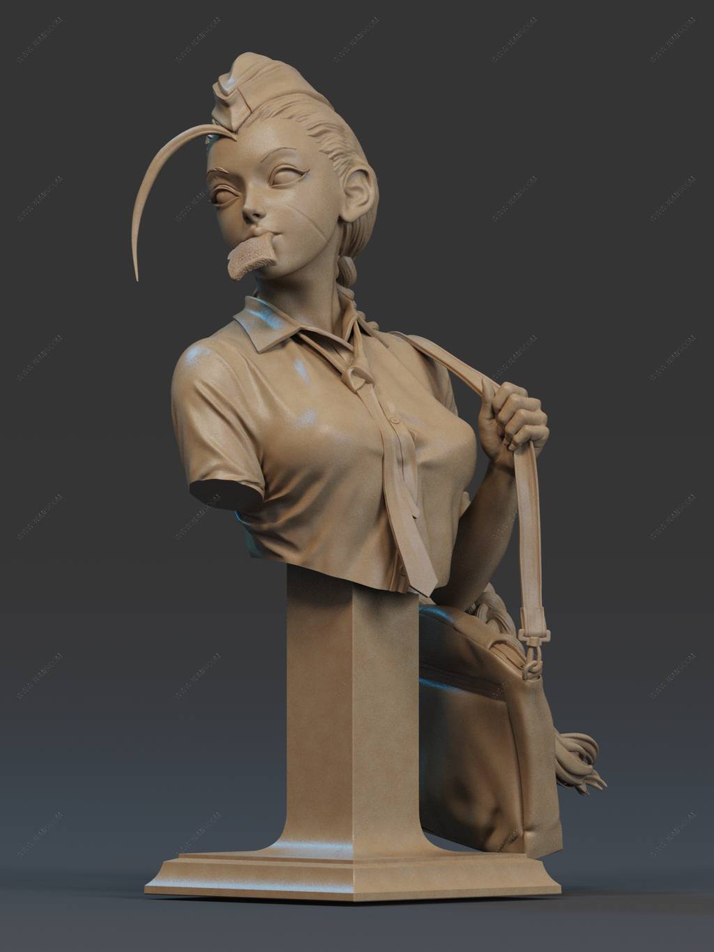 P站图纸印象馆 CA3D 2025年半身像合集 CA3D 2025年半身像合集